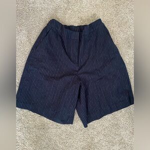 Accepting offers- Lane Bryant Navy Pinstripe Shorts